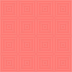 Optical ornament. Seamless pattern. Geometrical backdrop. Op art background. Geometric wallpaper. Modern motif. Digital paper. Textile print. Web design. Abstract image. Vector work.