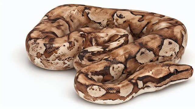 Stunning Super Mojave Ball Python: Close-Up of Exotic Reptile Scales and Patterns
