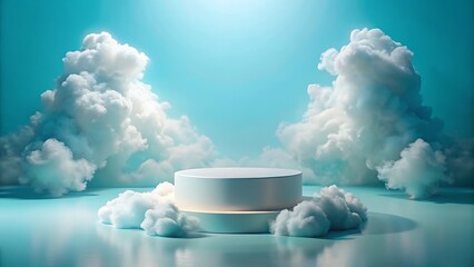 Elegant black lipstick on a pink pedestal with a flowing satin ribbon, perfect for beauty and fashion advertising