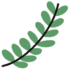 green Leaf doodle