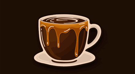 Creative dining icons with plate, fork, and spoon set against colorful food splatters. Vector graphic illustration ee (445).