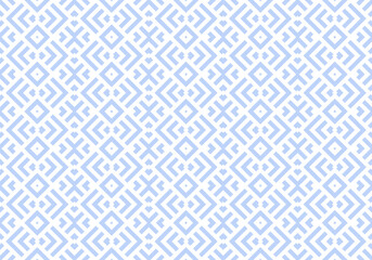 Abstract Seamless Geometric Light Blue Pattern.