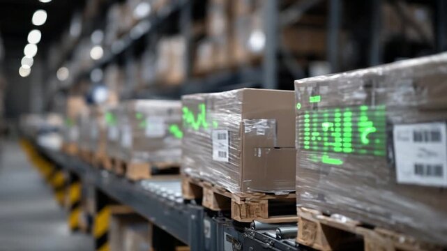 Revolutionize warehouse management with Industrial IoT sensors and holographic displays for real-time monitoring of temperature, humidity, and location of sensitive shipments.