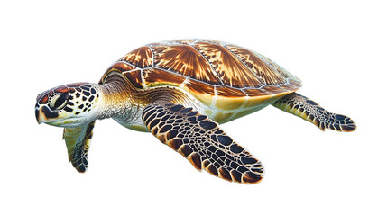 Obraz premium Sea Turtle Swimming Marine Animal Wildlife Creature