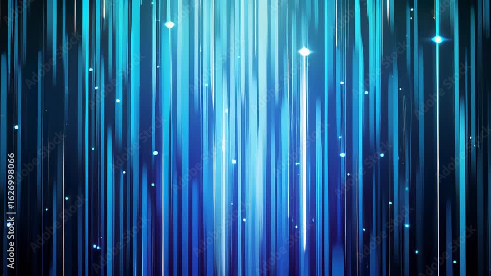 Poster dynamic zoom in on a mesmerizing blue vertical gradient showcasing technology and beauty in visual d
