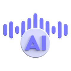 AI Soundwave with AI Icon