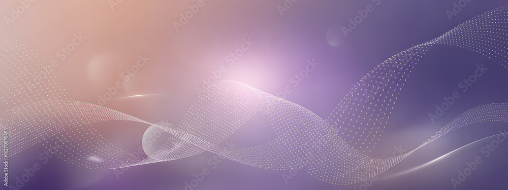 Poster abstract ethereal design of lines in artistic expression: an evocative abstract design, where flowin