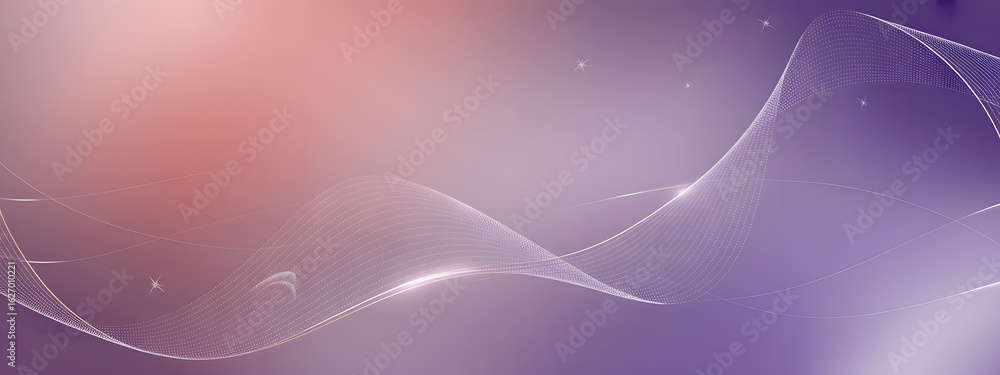 Aufkleber abstract flow: an abstract design featuring smooth, flowing lines and gradients of color creates a s
