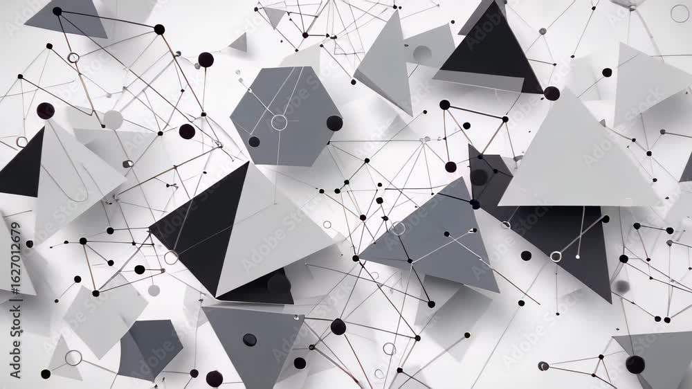 Poster vibrant abstract composition with dynamic zoom-in showcasing modern technology and design aesthetics