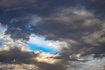 Fototapeta premium dramatic sky with clouds