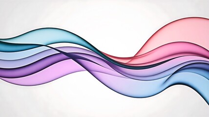 Abstract Wave Background with Flowing Lines and Gradient Colors for Modern Designs and Creative Projects and Minimalist Wallpapers or Artistic Presentations