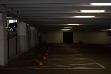 Empty Parking Deck