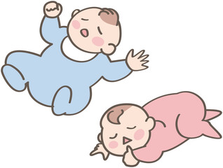 眠る赤ちゃん