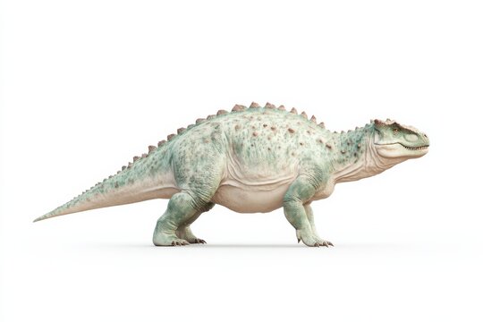 Realistic depiction of a scelidosaurus dinosaur for educational and design use
