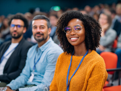 Diverse professionals at innovative teaching methods conference