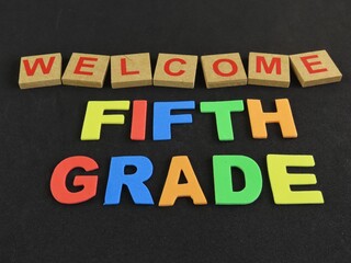 Wood letters form the word 