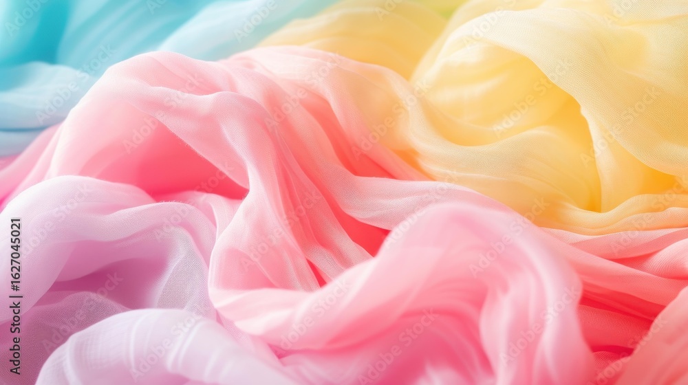Poster vibrant fibers burst into life, creating a mesmerizing abstract display of color and texture in a sh