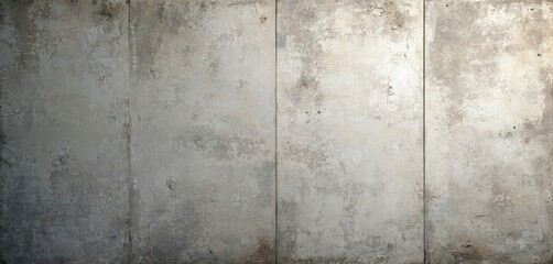 Grunge concrete wall illustration. Textured wall with patterns, prints, tile design. Rough, weathered surface. Neutral colors for industrial, modern interior decor.
