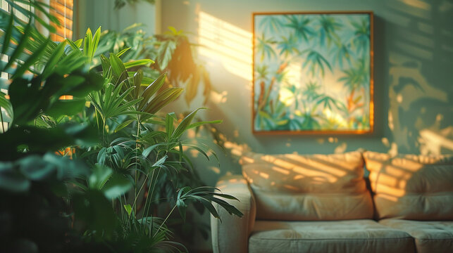 interiors, mobiliario, modo de vivir, designio, casa, habitaciones, sofas, camilla, muro
