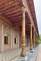 The beautiful landscape in World War II Memorial in Tashkent, Uzbekistan 