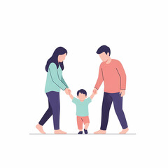 First Steps: A Family Moment