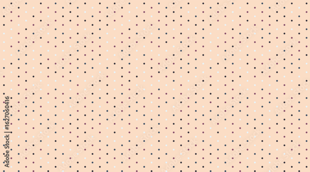 Aufkleber abstract peach background with subtle, repeating black and white dot pattern. perfect for minimalist