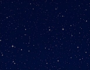 Fototapeta premium Night sky with numerous stars