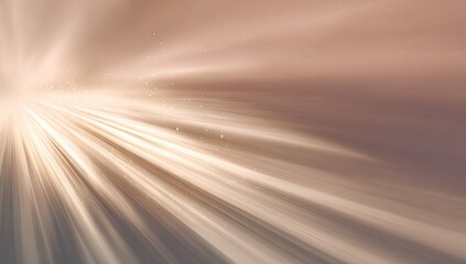 Abstract, radiating light burst, soft tones