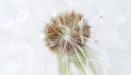 Closeup Of Dandelion Seedhead