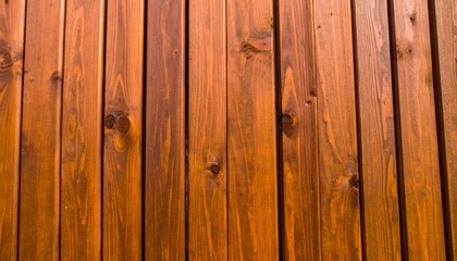 Fototapeta premium Close-up view of vertical wooden planks