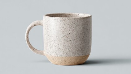 Cream-colored speckled mug (1)