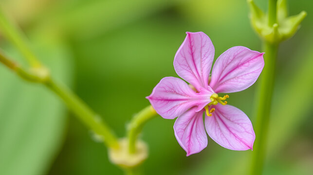 Imperforate St. John's-Wort (Hypericum maculatum). Floral Bud Closeup