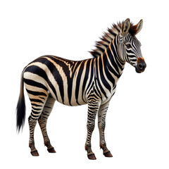 Majestic Zebra Standing Proudly in Natural Habitat Displaying Stripes