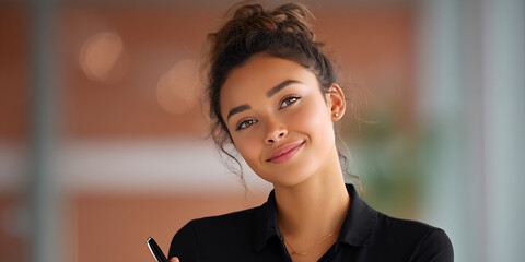 portrait of a young businesswoman