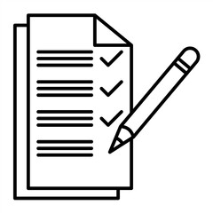 Outline metaphor icon showing emotional tension, mental pressure, and learning struggle related to school stress and student burnout
