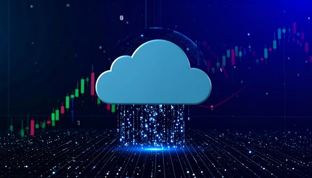 Cloud data flow over digital grid