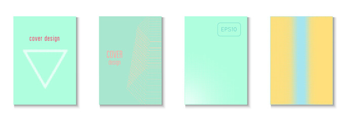 Book Background Set. Cool Memphis Art With Circles. Flat Invitation With Geometric Frame. Music Flyer. Minimalist Abstract Texture. Geometric Business Cover. Trendy Book Background