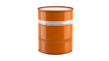 a barrel of oil with a white lid