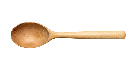 a wooden spoon with a wooden handle