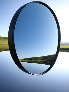 Reflections from Converging mirror. The image caused by a concave lens is real, inverted and changed in size.