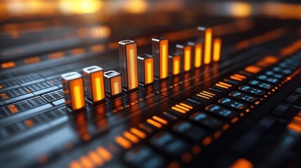 Digital Bar Graph on Electronic Interface
