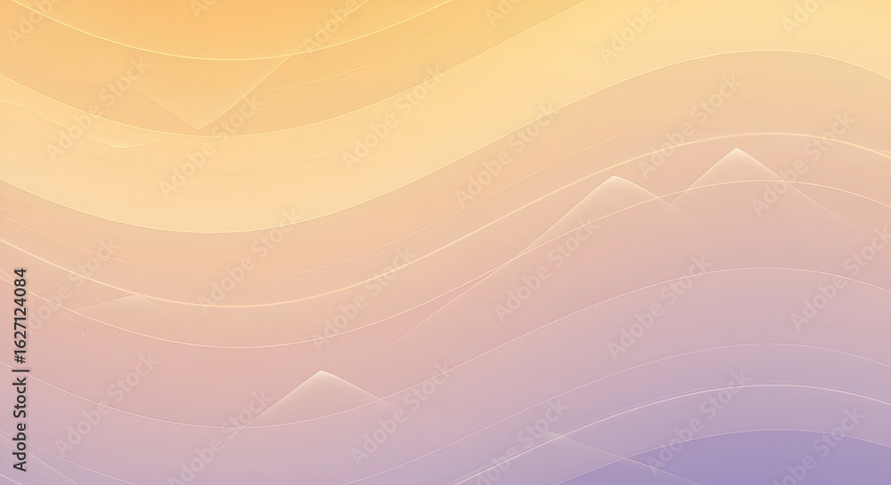 Poster abstract gradient wave background with soft pastel color transitions