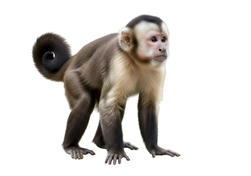 Close-up of a capuchin monkey.