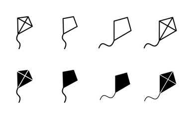 Kite icon set. kite vector icon.
