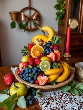 Frutta finta decorazione