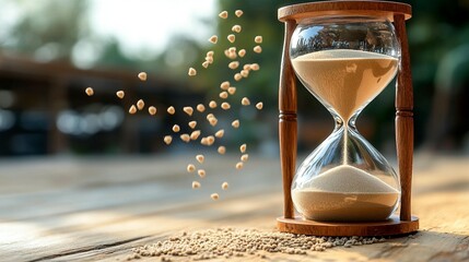 Time's Passage: Sand, Grains, and Ephemerality