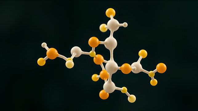 Glucuronic acid molecule. Glucuronidation of xenobiotics.