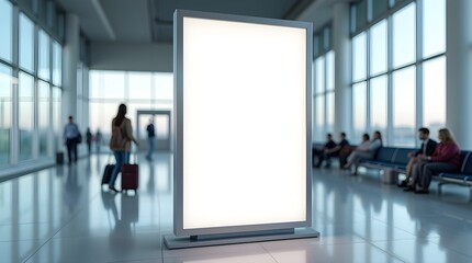 Blank Advertising Display