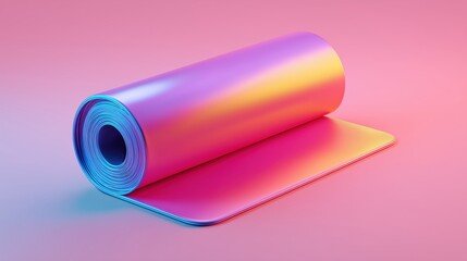 Gradient Color Yoga Mat with Soft Surface