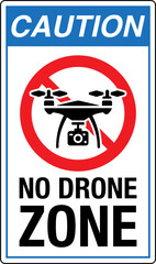 09 OSHA Caution No Drone Zone...